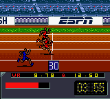 ESPN International Track & Field (USA) In game screenshot